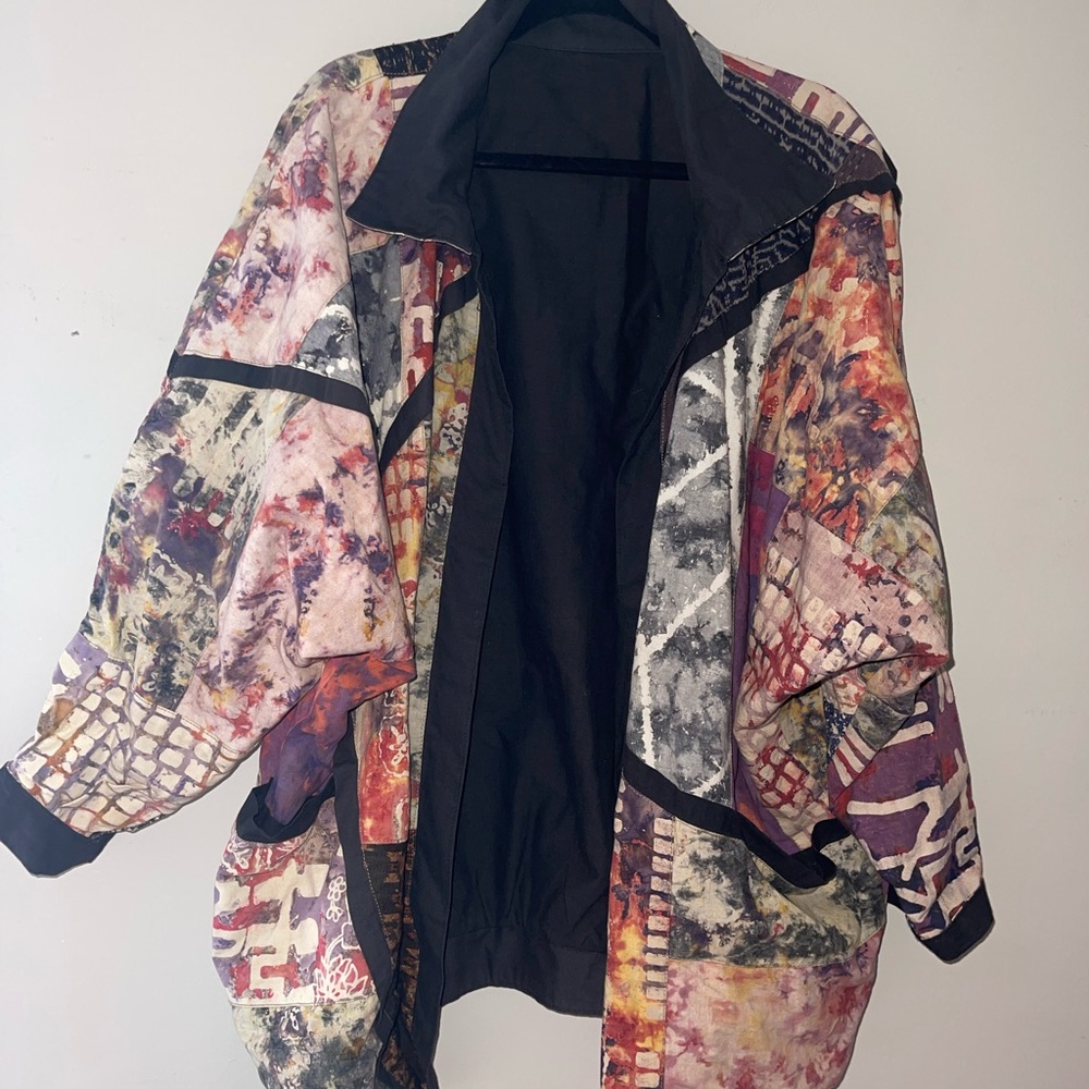 Vibrant Women's Oversized Bomber Jacket
